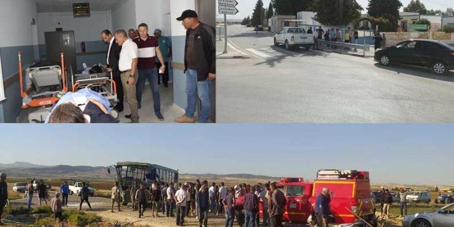 الكاف .. إثر حادث حافلة نقل التلاميذ ..إجراءات استعجالية ... وطبيبة أسنان تتعهد بعلاج تلميذة - الخليج برس