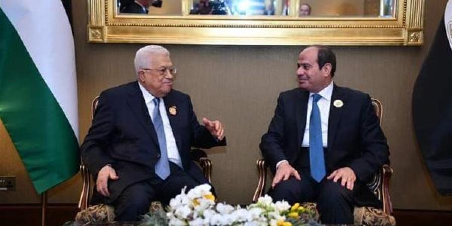 الرئيس السيسي يلتقي نظيره الفلسطيني ويؤكد موقف مصر الثابت الداعم للسلطة الفلسطينية