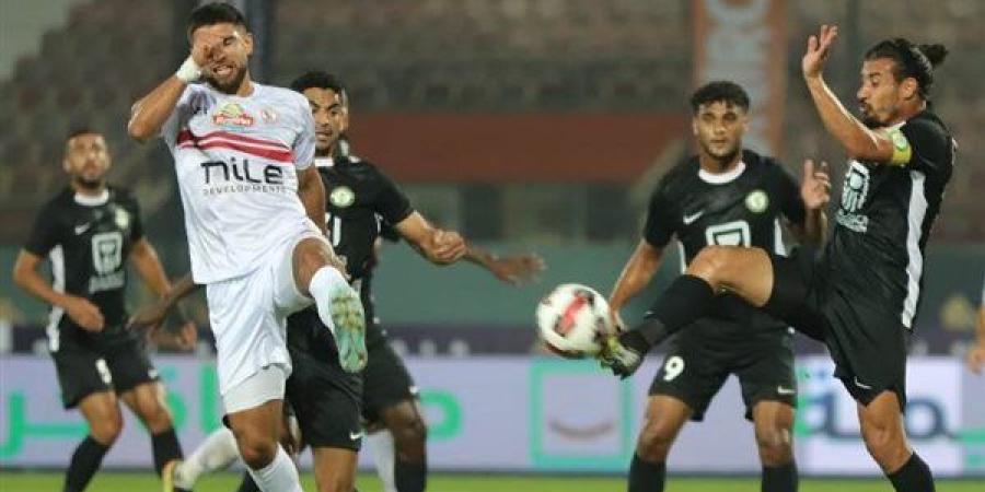 الزمالك ينهي الشوط الأول متقدمًا على البنك الأهلي بهدف ناصر ماهر